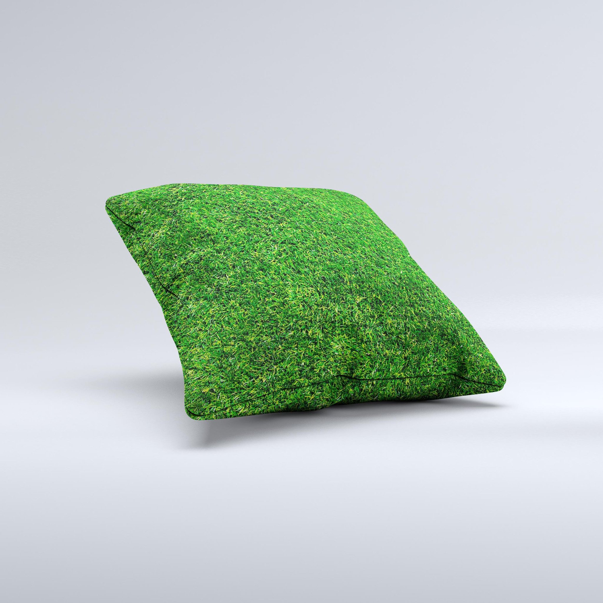 GreenTurf Ink-Fuzed Decorative Throw Pillow featuring unique hand-produced graphic design, crafted in Virginia with high-quality materials.